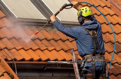 Démoussage et hydrofuge de toiture à la Charce